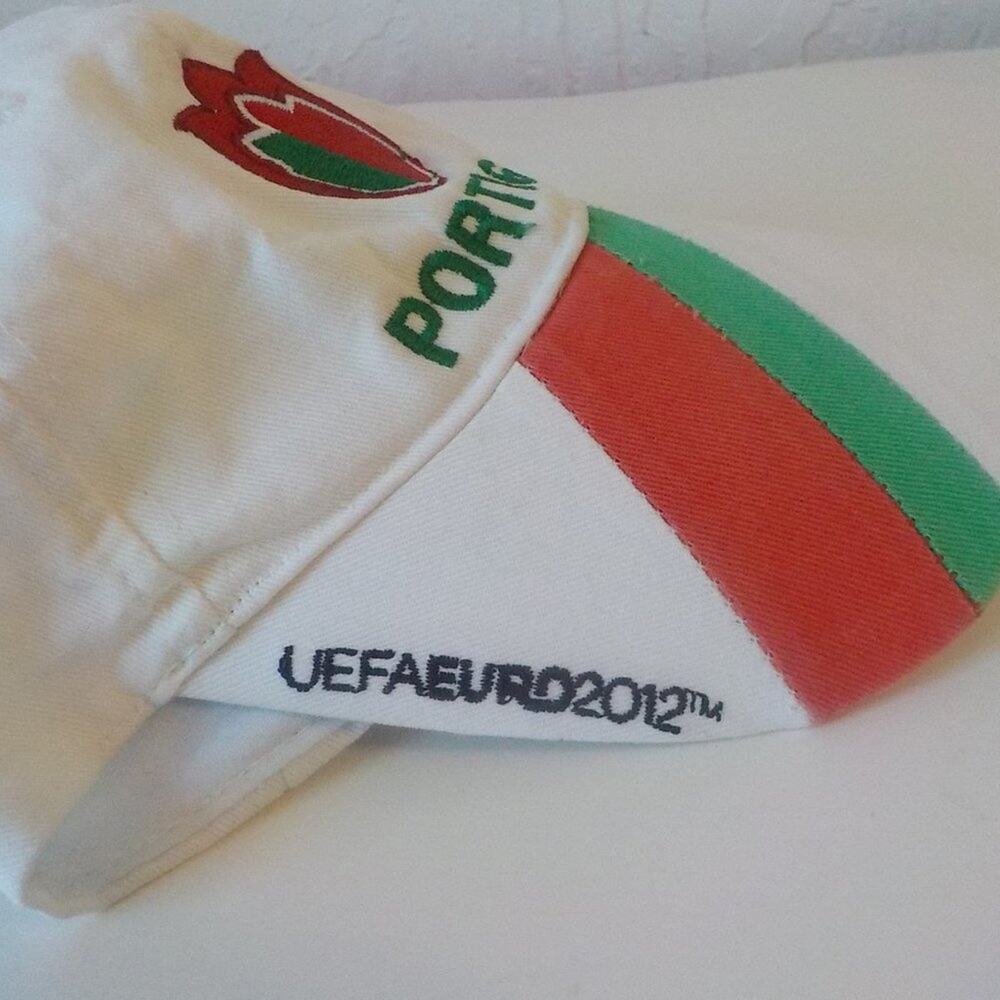 VTG UEFA EURO Poland Ukraine 2012 Soccer Football White PORTUGAL Cap Hat - Picture 8 of 8